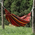 thumbnail image 1 of Chaise Suspendue Rayée de Cour Confortable et Durable Grande Chaise Hamacs 190x80 cm, 1 of 5