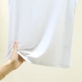 thumbnail image 5 of YHAJDS Womens Sleepwear Solid Sleeveless Crew Neck Loose Thin Soft Summer Pajama Shirts, 5 of 5