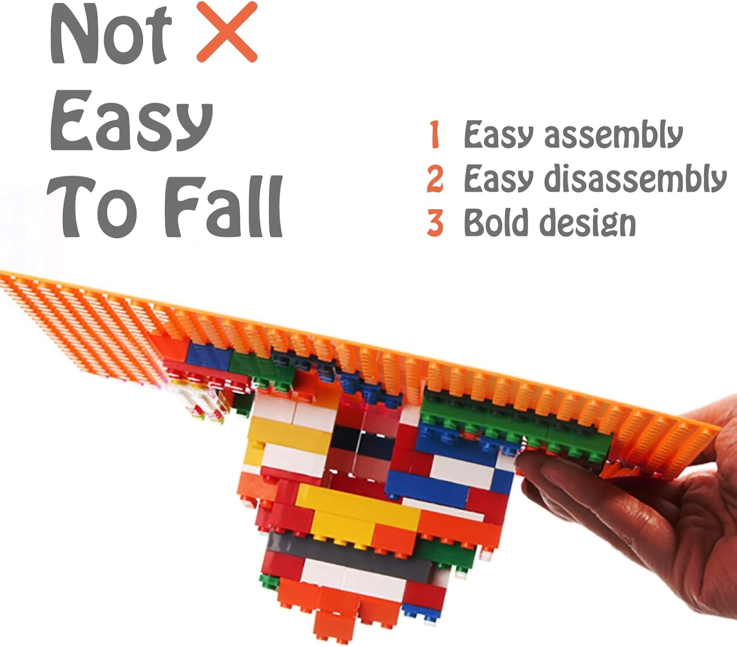 200 Piece Classic Building Bricks, 2x4 Bulk Bricks STEM Creative Building Toys, Red, Yellow, Blue, Green(Samll Bricks, 1.25x0.62x0.47 in)