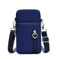 thumbnail image 1 of Bolso bandolera pequeño para teléfono móvil para mujer, bolso bandolera para teléfono móvil, bolso para colgar alrededor de mujer, bolso para teléfono móvil con correa para el hombro, para mujer negro, 1 of 1