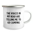 thumbnail image 2 of Funny Camping Gifts for Men - The Voices In My Head Are Telling Me To Go Camping, Enamel Camping Mug for Graduation, Gifts from Friends, Gifts for Camping Enthusiasts, 2 of 4