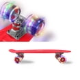 thumbnail image 4 of 22 Inch Cruiser Skateboard Complete with LED Light Up Wheels for Beginner and Adults T-Tool Included, 4 of 7