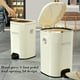 thumbnail image 5 of Cubo de basura con pedal para el hogar, cubo de basura de plástico de gran capacidad para inodoro, baño, dormitorio, sala de estar, con tapa, 5 of 6