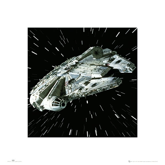 Star Wars - Art Print / Poster (The Millennium Falcon) (Size: 16" X 16")
