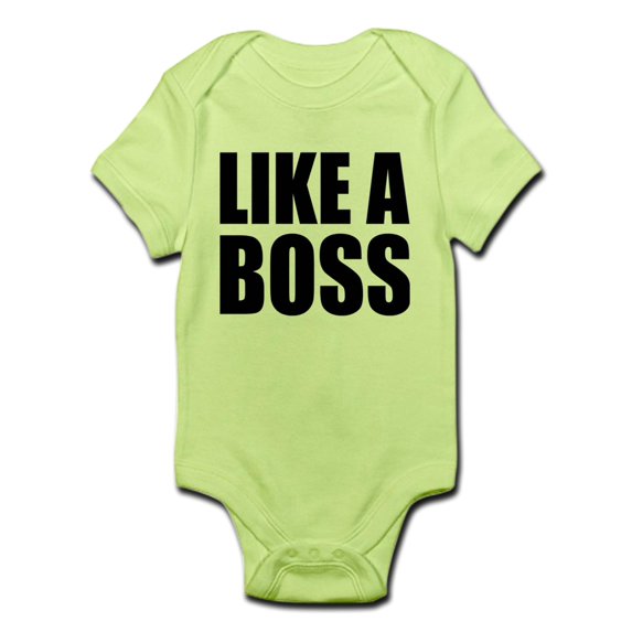 CafePress - Like A Boss Infant Bodysuit - Baby Light Bodysuit