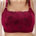thumbnail image 3 of MEICHEN Full Coverage Push Up Bras for Women Solid Anti Sagging Seamless Underwear Essentials Womens Clothing, 3 of 4