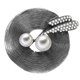 thumbnail image 1 of Nueva moda brillante decoración de perlas de imitación forma de sombrero broche de diamantes de imitación accesorio regalo de joyería, 1 of 1