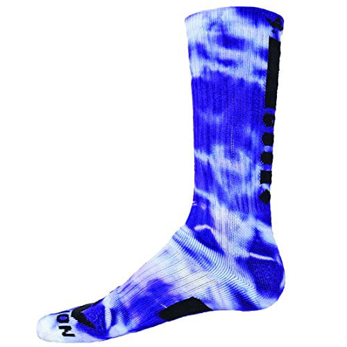 Red Lion Maxim Tie Dye Athletic Socks Neon Pink // White - Small