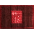 thumbnail image 1 of Ahgly Company Indoor Rectangle Abstract Red Contemporary Area Rugs, 8' x 10', 1 of 4