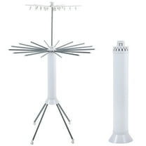 Four-Legged Clothes Drying Rack,Portable Laundry Drying Rack Hanger with Wheels