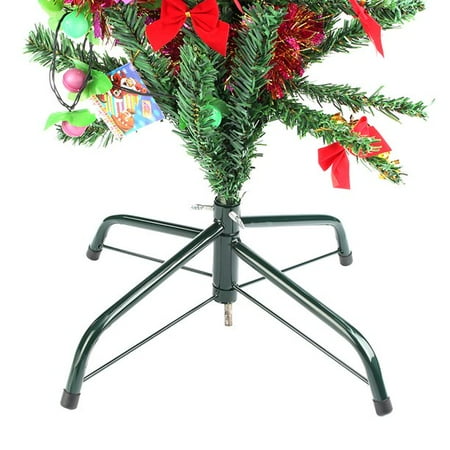 7FT Artificial Christmas Tree Stand Holder Base Green Cast Iron Christmas Tree Stand Accessories for Home Decor
