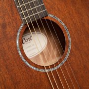 Cort L60MCEOP OM Cutaway Acoustic-Electric Guitar - Mahogany Open Pore Finish