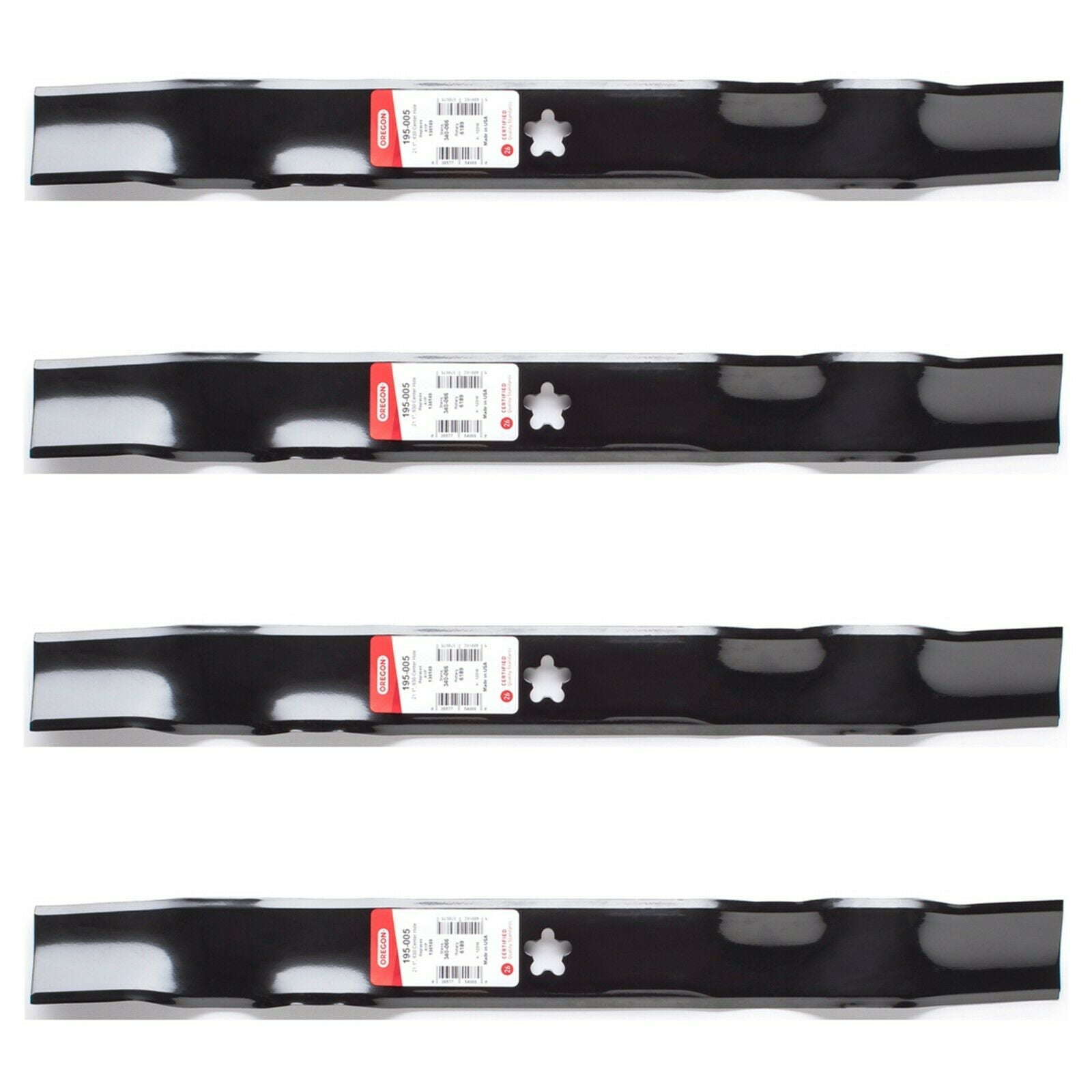 4PK Oregon 195032 Mower Blade for 42" Husqvarna YTH18542