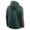 thumbnail image 3 of Men's Nike Green/Anthracite Michigan State Spartans 2024 Sideline Club Pullover Hoodie, 3 of 3