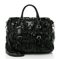thumbnail image 1 of Pre-Owned Prada Vernice Gaufre Large Satchel, 1 of 11