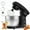 Black, variant on 3-in-1 Stand Mixer, 5.3-QT Stainless Steel Bowl, 10-Speed Tilt-Head Kitchen Electric Mixer, 300W,  Silvery