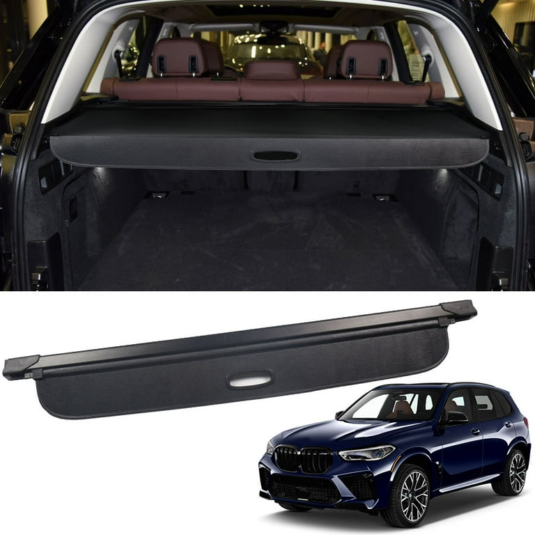 Fit 2019 2024 BMW X5 Retractable Cargo Cover for BMW X5 2019 2020 2021 2022 2023 2024 SUV Interior Accessory Black Rear Trunk Security Shield Privacy Shade Cover Walmart