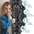 thumbnail image 3 of Blackout Kids Curtains,Paisley Pattern Childrens Insulated Curtains Set Of 2,Bedroom Essentials,Toddler Room Decor 42"x84"(106x213cm), 3 of 4