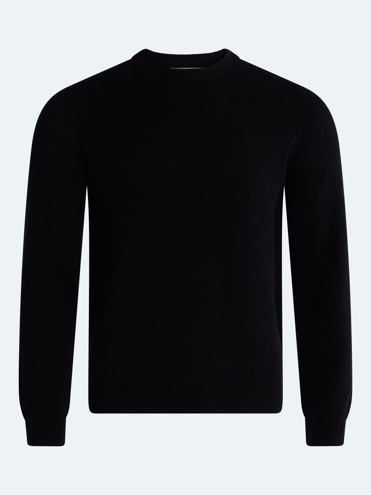 Free Assembly Men’s Cashmere Crewneck Sweater with Long Sleeves, Midweight, Sizes XS-2XL