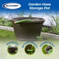 thumbnail image 2 of Juego de 3 macetas portamangueras decorativas de mimbre Suncast para jardín, 2 of 9