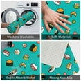thumbnail image 3 of Rateoe Sushi Pattern Flannel Door Mat Indoor Outdoor Entrance, Waterproof All-Weather Doormat,Fade Resistant, Low Profile Entryway Mat 16x24in, 3 of 7