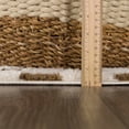 thumbnail image 3 of Hauteloom Lajos Living Room, Bedroom Area Rug - Contemporary - High Pile - Brown, White - 7'10" x 10', 3 of 15