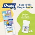 thumbnail image 3 of Orajel Baby Teething Cooling Tablets, for Relief of Painful Swollen Gums, 100 Quick Dissolve Tablets, 3 of 10