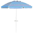 thumbnail image 3 of Costway Sombrilla de Playa Portátil de 219.46 cm con Soporte para Vasos y Ancla para Arena con Bolsa de Transporte, Color Azul, 3 of 4