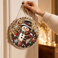thumbnail image 3 of Clearance! Christmas Pearl Art Kit for Adults, 8" DIY Pearl Diamond Painting Suncatcher with 3D Mixed-Size Beads, Snowman, 3 of 7