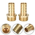 thumbnail image 3 of Brass Hose Connector Adapter Screw Connection 1/2" Nozzle (6mm-16mm) 2 Pcs 16mm 1/2'', 3 of 9