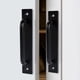 thumbnail image 4 of Riwesomey Manija de puerta corrediza de estilo moderno negro, aleación de aluminio fuerte, resistente al óxido y fácil de instalar Herramientas y ferretería, 4 of 6