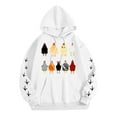 thumbnail image 4 of EHQJNJ Sweat à Capuche pour Femmes, Léger et Décontracté, Manches Longues, Imprimé Graphique Poulet, Pull Chaud, Léopard, 4 of 5