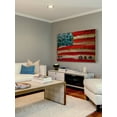 thumbnail image 4 of Marmont Hill "Peace Flag" by Tori Campisi Painting Print on Natural Pine Wood, 4 of 7