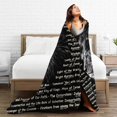 thumbnail image 5 of Bible Verse Blanket Christian Gifts (50x40inch)- Religious Throw Blanket Soft Lightweight Cozy Plush Warm Lion Blankets for Women Men, 5 of 6
