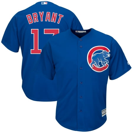 Cubs Majestic Replica Home Jersey Kris Bryant Chicago Cubs Majestic Big & Tall Alternate Cool Base Replica Player Jersey - Royal ()