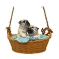 thumbnail image 1 of Figura colgante de cachorro oscilante, estatua de perro oscilante hecha a mano, figura de jardín al aire libre, pequeña para decoración del Patio del, 1 of 7