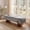 Dray, variant on Gericco 55" Faux Fur Upholstered Entryway Bench with Solid Wood Legs and Easy Assembly for Bedroom,Beige