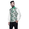 thumbnail image 2 of Atasi Flower Party Wear Jacket for Men Printed Casual Coat Elegant Wedding Blazer-Medium Sea Green, 2 of 4