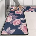 thumbnail image 2 of Kitchen Rugs Sets Of 2,Pioneer Flower Floral Print Pattern Anti Fatigue Kitchen Mat Rugs Non Slip Washable,Decorative Kitchen Floor Mats for Kitchen,Sink,Laundry,17"x47"+17"x47", 2 of 5
