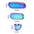 thumbnail image 2 of Stainless Steel Decorative Tray, Jewelry Dish Cosmetics Organizer Bathroom Clutter Serving Platter Small Storage Tray, 2 of 5