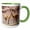 Green/White, variant on 3drose, Vicuna in the Altiplano of Argentina Near Tolar Grande., 11oz Mug