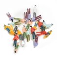 thumbnail image 4 of MYG 25/100Pcs 1:75 Scale Railway Train Mixed Painted People Figures Model DIY Cafts, 4 of 9