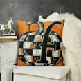 thumbnail image 2 of YINGXI Fall Decorative Throw Pillow Covers umpkins Thankful Blessed Fall Decor Outdoor Farmhouse Pillow Cases for Home Couch (Orange Color) 18x18in, 2 of 5