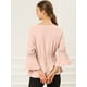 thumbnail image 5 of Blusa Top Peplum Allegra K Rosa XS, 5 of 6