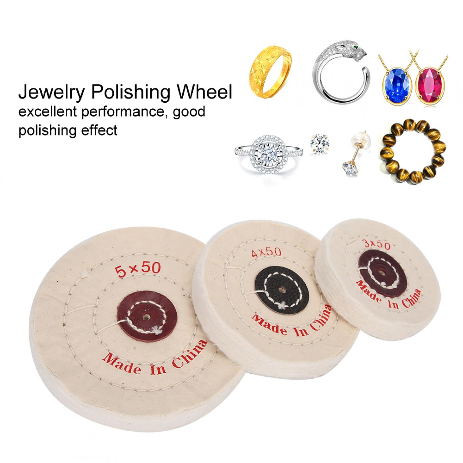3i 3pcs Buffing Polishing Wheel Jewelry Making Processing Polishing Tool 
