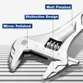 thumbnail image 3 of Llave ajustable WORKPRO de 10 pulgadas (250 mm) de acero Cr-V de alta resistencia, 3 of 7