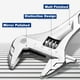 thumbnail image 3 of Llave ajustable WORKPRO de 10 pulgadas (250 mm) de acero Cr-V de alta resistencia, 3 of 7