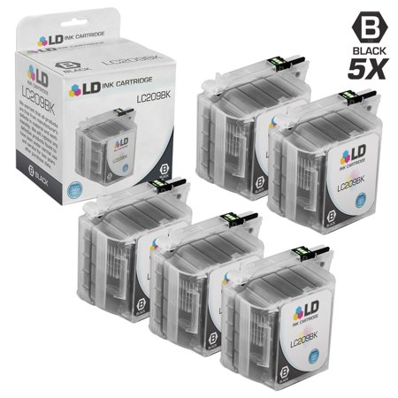 LD Products Compatible Cartridge Replacement for LC209BK Super High Yield (Black  5-Pack)