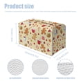 thumbnail image 7 of ZUXONGSY Christmas Tissue Box Cover Gingerbread Man PU Leather Tissue Box with Buckle Rectangular Tissue Box Holder Full Coverage Design Fashion Tissue Box for Christmas Decor, 7 of 7