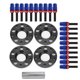 thumbnail image 1 of Kit escalonado de espaciadores de rueda centrados en el cubo M12x1.5 con pernos accesorio apto para 1 3 5 6 7 Series E82 E30 E36 E60Blue, 1 of 12
